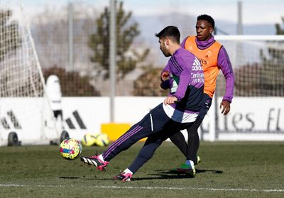 entrenamiento del real madrid