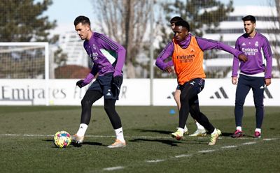 entrenamiento del real madrid