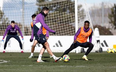 entrenamiento del real madrid