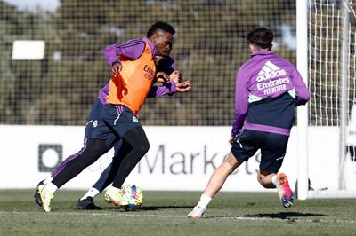 entrenamiento del real madrid