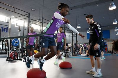 entrenamiento del real madrid