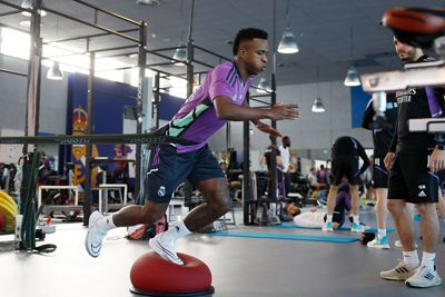 entrenamiento del real madrid