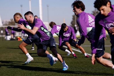 entrenamiento del real madrid