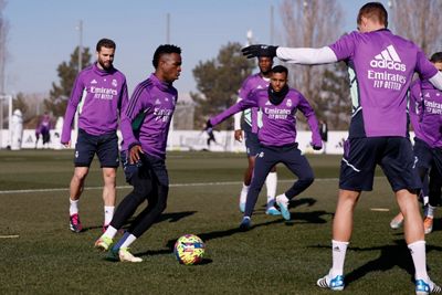 entrenamiento del real madrid