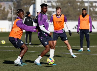 entrenamiento del real madrid