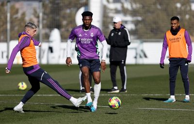 entrenamiento del real madrid