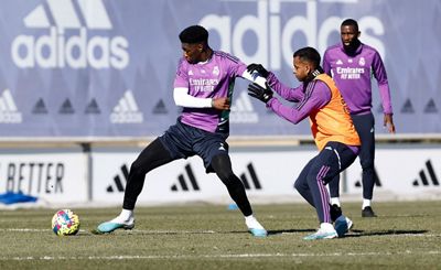 entrenamiento del real madrid