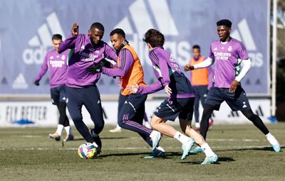 entrenamiento del real madrid