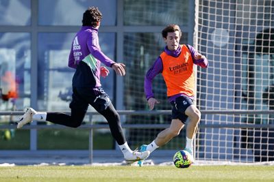 entrenamiento del real madrid