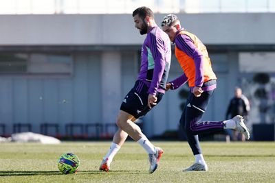 entrenamiento del real madrid
