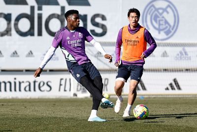 entrenamiento del real madrid