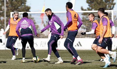 entrenamiento del real madrid
