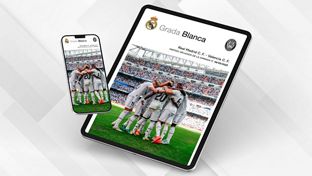 El 'Grada Blanca' del Real Madrid-Valencia