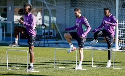 entrenamiento del real madrid