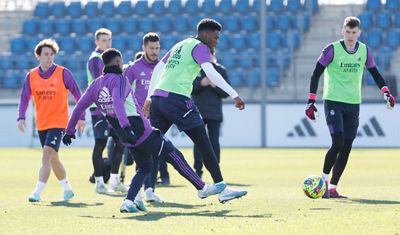 entrenamiento del real madrid