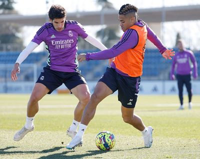 entrenamiento del real madrid
