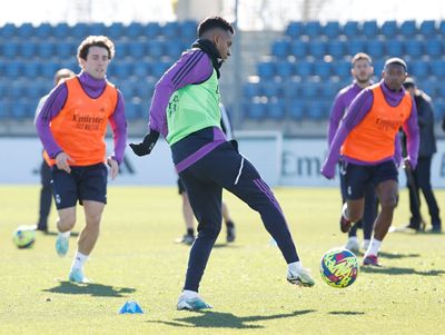 entrenamiento del real madrid