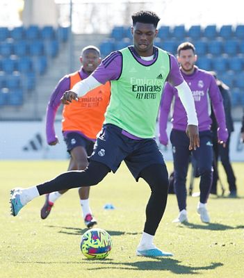 entrenamiento del real madrid