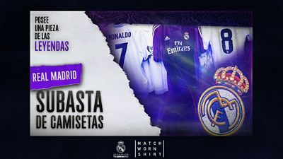 Subasta de camisetas históricas del Real Madrid ‘Mundial de Clubes’