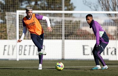 entrenamiento del real madrid