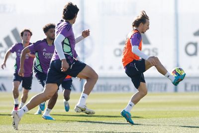 entrenamiento del real madrid