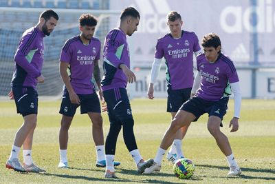 entrenamiento del real madrid