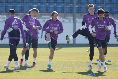 entrenamiento del real madrid
