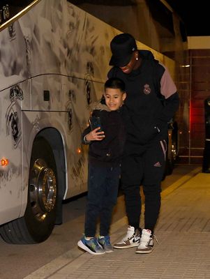 llegada del real madrid a mallorca