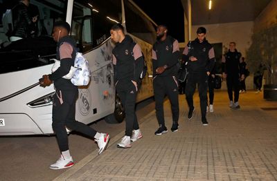 llegada del real madrid a mallorca