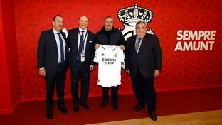 Panenka, en el palco del Mallorca Son Moix