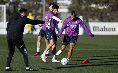 entrenamiento del real madrid