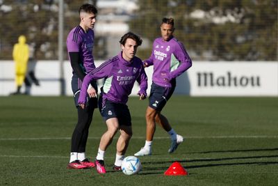 entrenamiento del real madrid