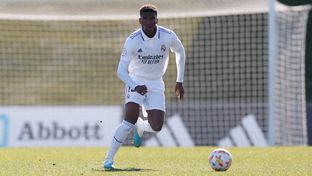 Once inicial del Castilla frente al Deportivo