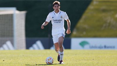 Once inicial del Castilla frente al Rayo Majadahonda