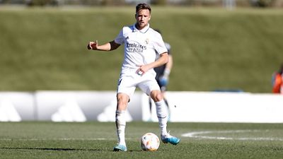 Once inicial del Castilla frente al Córdoba