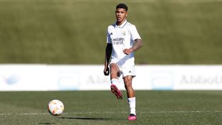 Once inicial del Castilla frente al Linares