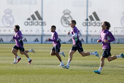entrenamiento del real madrid