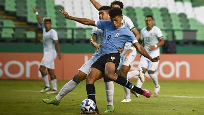 Álvaro, protagonista en la clasificación de Uruguay para el Mundial sub-20