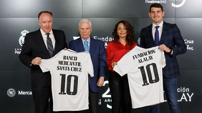 Las Fundaciones Real Madrid y Alalay y el Banco Mercantil Santa Cruz renuevan su colaboración en Bolivia