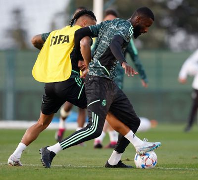 entrenamiento del real madrid
