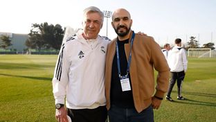 Walid Regragui visitó al equipo