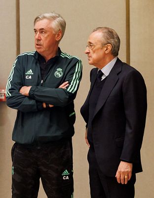 florentino con el equipo en rabat