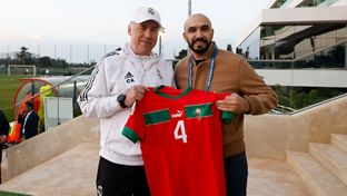 Inside Real Madrid: el seleccionador marroquí, Walid Regragui, visitó el entrenamiento
