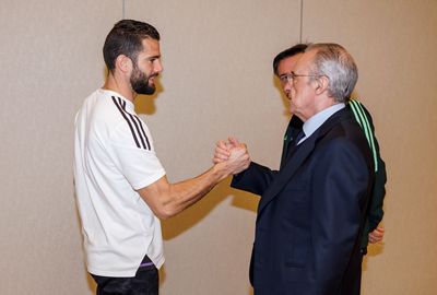 florentino con el equipo en rabat