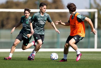 entrenamiento del real madrid