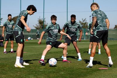 entrenamiento del real madrid