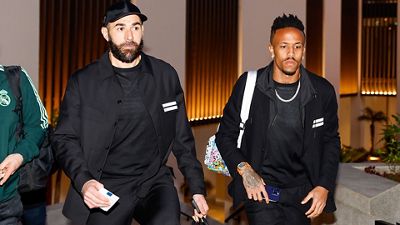 Benzema y Militão se incorporaron a la concentración en Rabat