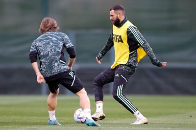entrenamiento del real madrid