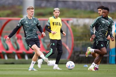 entrenamiento del real madrid