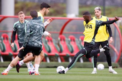 entrenamiento del real madrid